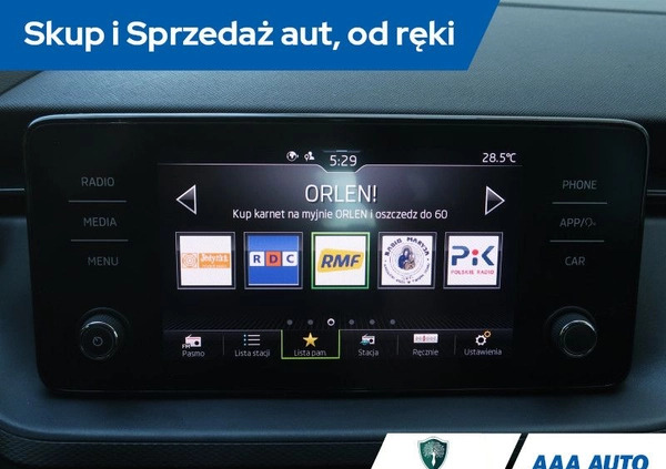 Skoda Scala cena 52000 przebieg: 172292, rok produkcji 2020 z Zagórz małe 301